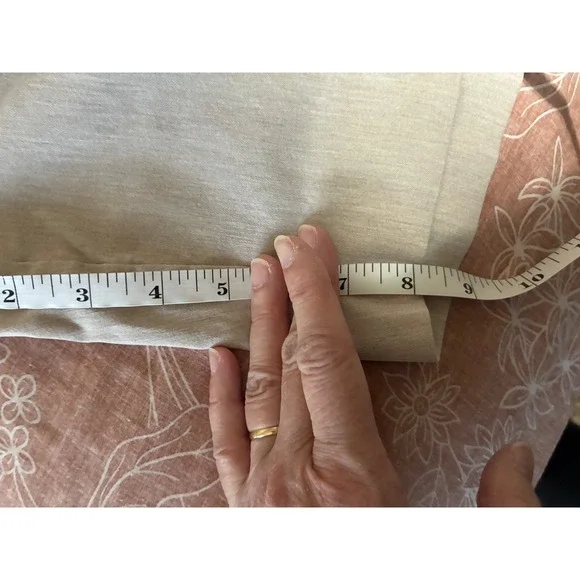 Hilary Radley Womens Pull On Shorts Beige Melange Stretch Pockets Size  XL (J15) - Picture 7 of 7